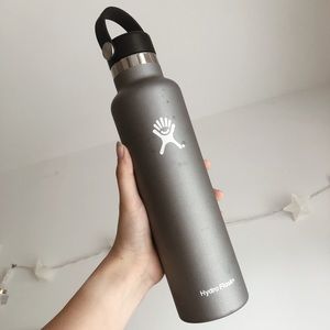 Gray Hydro Flask 24oz